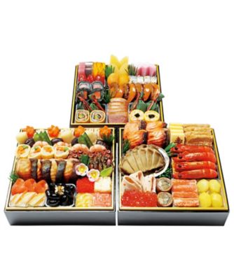 【おせち】京・料亭 わらびの里 和風料亭おせち三段重 調理済み食品【三越伊勢丹/公式】
