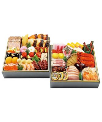 【おせち】京・料亭 わらびの里 和洋料亭おせち二段重 調理済み食品【三越伊勢丹/公式】
