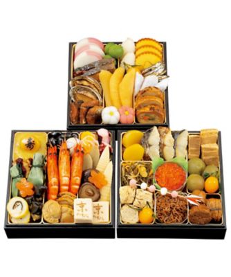 【おせち】京のむら 和風三段重 調理済み食品【三越伊勢丹/公式】