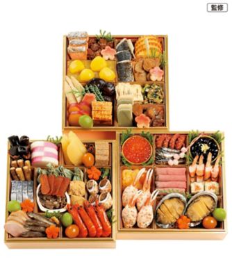 【おせち】三千院の里 和風三段重 調理済み食品【三越伊勢丹/公式】