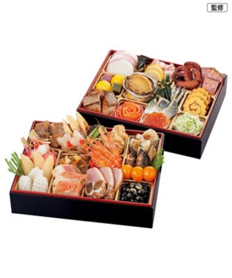 【おせち】京都大原の料理旅館 芹生 和風おせち二段重 調理済み食品【三越伊勢丹/公式】