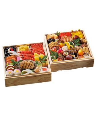 【おせち】懐石料理 青山 懐石二段重 調理済み食品【三越伊勢丹/公式】