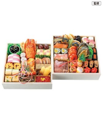 【おせち】明治記念館 和風二段重 調理済み食品【三越伊勢丹/公式】