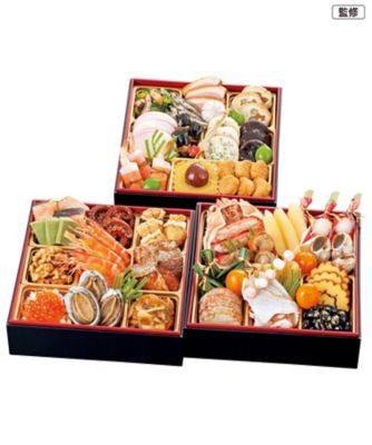 【おせち】旬彩和食 口福 和風おせち三段重 調理済み食品【三越伊勢丹/公式】