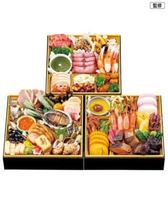 【おせち】越中膳所 海の神山の神 和洋三段 調理済み食品【三越伊勢丹/公式】