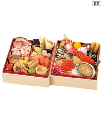【おせち】大正浪漫の宿 渡月庵 和洋一人前おせち二段重 調理済み食品【三越伊勢丹/公式】