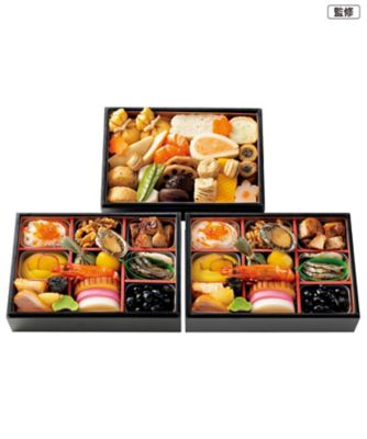 【おせち】加賀屋 和風おせちお煮〆三段 調理済み食品【三越伊勢丹/公式】