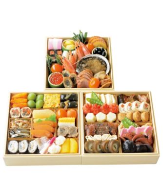 【おせち】日本料理 一乃松 和風おせち三段 調理済み食品【三越伊勢丹/公式】