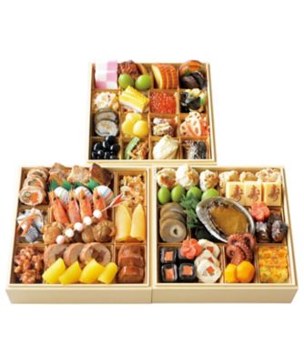 【おせち】日本料理 一乃松 福おせち和風三段重 調理済み食品【三越伊勢丹/公式】