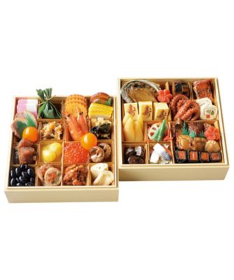 【おせち】日本料理 一乃松 福おせち和風二段重 調理済み食品【三越伊勢丹/公式】