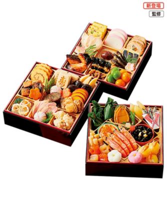 【おせち】四季の彩 旅篭 和風三段重 調理済み食品【三越伊勢丹/公式】