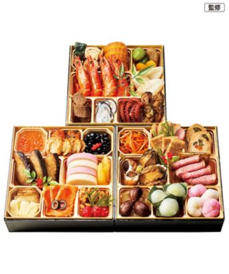 【おせち】伯養軒 和洋風おせち三段重 調理済み食品【三越伊勢丹/公式】