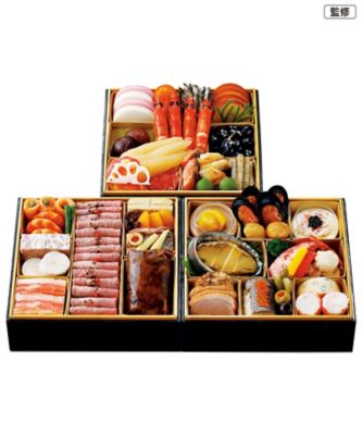 【おせち】ホテルオークラ 和洋おせち三段重 調理済み食品【三越伊勢丹/公式】