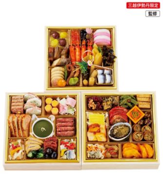 【おせち】ANAクラウンプラザホテル広島 和洋中三段重 調理済み食品【三越伊勢丹/公式】