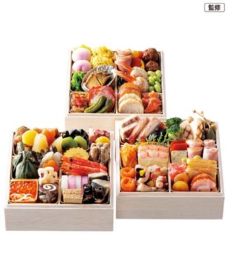【おせち】宝塚ホテル 和洋中おせち三段重 調理済み食品【三越伊勢丹/公式】