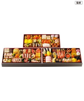 【おせち】シェラトン都ホテル東京 和洋中三段重 調理済み食品【三越伊勢丹/公式】