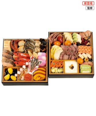 【おせち】ANAクラウンプラザホテル神戸 和洋おせち二段重 調理済み食品【三越伊勢丹/公式】