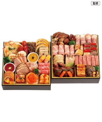 【おせち】京彩宴 洋風二段重 調理済み食品【三越伊勢丹/公式】