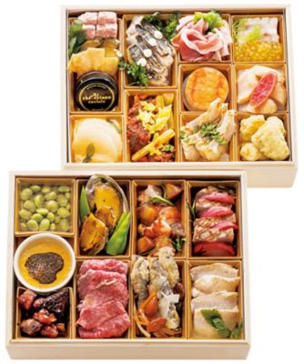 【おせち】アル・ケッチァーノ イタリアンおせち二段重 調理済み食品【三越伊勢丹/公式】