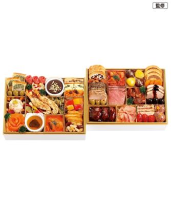 【おせち】マノワール 洋風二段重 調理済み食品【三越伊勢丹/公式】