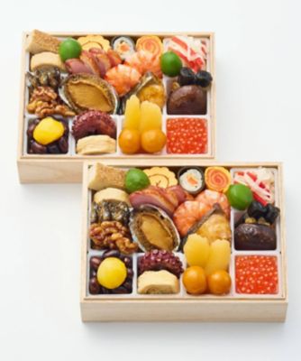 【おせち】京料理 美濃吉 和風個食おせち二客 調理済み食品【三越伊勢丹/公式】