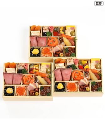 【おせち】マノワール 和・洋一人折三客組 調理済み食品【三越伊勢丹/公式】