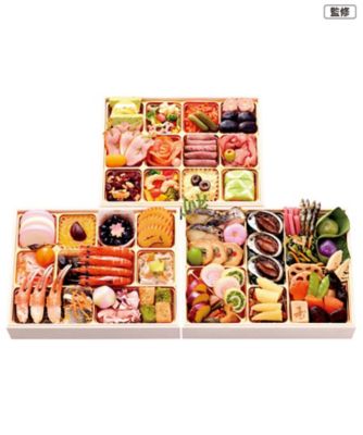 【おせち】【送料無料】温石左近太郎 和洋三段重 調理済み食品【三越伊勢丹/公式】