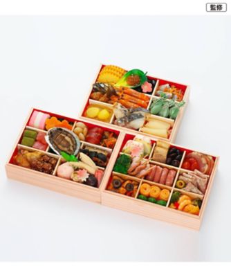 【おせち】【送料無料】一献 うえ原 和風おせち「鞍馬」三段重 調理済み食品【Web限定】【三越伊勢丹/公式】