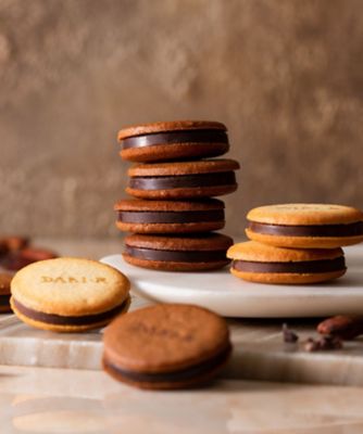 カモクッキー柄 2枚RN13960 トリコカラー、ブラウン 1960-70s FAST