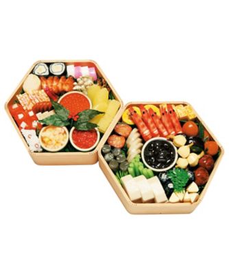 伊勢丹 〈本家 たん熊 本店〉亀甲型白木二段重