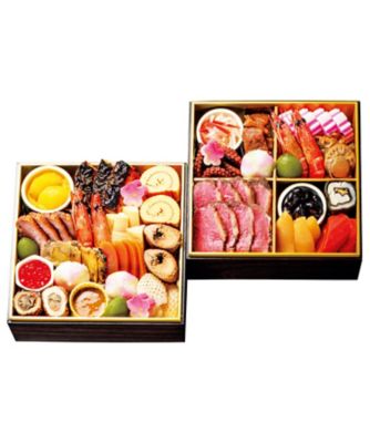 伊勢丹 〈京料理 六盛〉おせち料理二段重「平安」