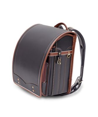 ＜市川鞄広 (Baby&Kids)＞６６４【送料無料】【２０２７年３月中旬以降届】ヒュウガ　黒／ブラウン