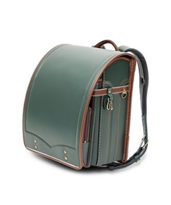 ＜市川鞄広 (Baby&Kids)＞６６６【送料無料】【２０２７年３月中旬以降届】ヒュウガ　グリーン／茶