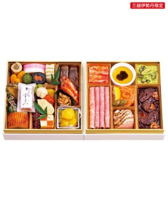三越 〈三笠会館〉フレンチ京風二段重