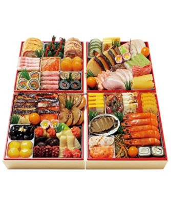 三越 〈京・料亭 わらびの里〉和洋料亭おせち四段重