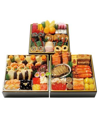 伊勢丹 〈京・料亭 わらびの里〉和風料亭おせち三段重