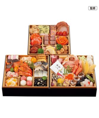 伊勢丹 〈個室和食 東山 東京駅前店〉和洋おせち三段重