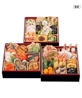伊勢丹 〈旬彩和食 口福〉和風おせち三段重