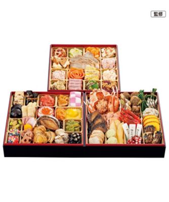 伊勢丹 〈宿守屋寿苑〉和洋おせち三段重