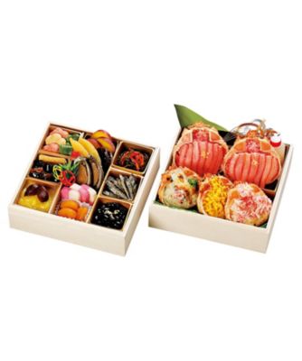 三越 〈日本料理 松江 和らく〉蟹づくしおせち二段（冷凍）