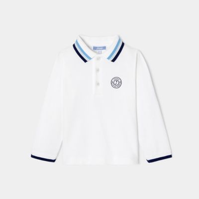 ＜JACADI (Baby&Kids)＞ロゴ入り長袖ポロシャツ
