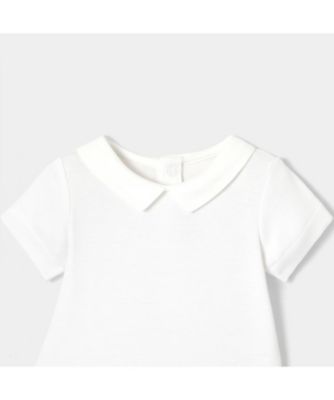 jacadiリバティ襟長袖ボディスーツ リバティプリント襟付きボディスーツ | | Jacadi Paris