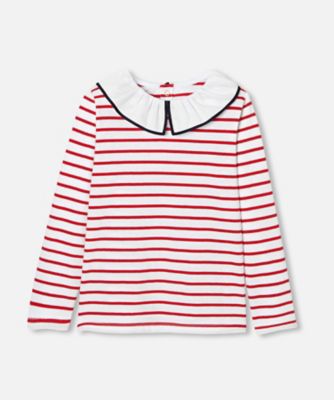 ＜JACADI (Baby&Kids)＞ストライプ長袖Ｔシャツ　２０３９１２５
