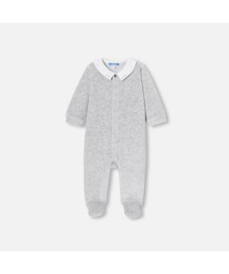 JACADI (Baby&Kids)/ジャカディ ベロア調足つきロンパース・パジャマ 2039279