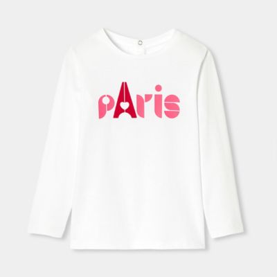 ＜JACADI (Baby&Kids)＞プリント入り長袖Ｔシャツ　２０３９３２６