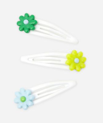 ＜JACADI (Baby&Kids)＞フラワーモチーフヘアピン３個セット