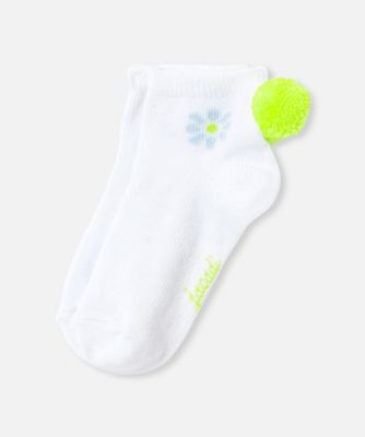 ＜JACADI (Baby&Kids)＞ポンポン付きフラワーソックス