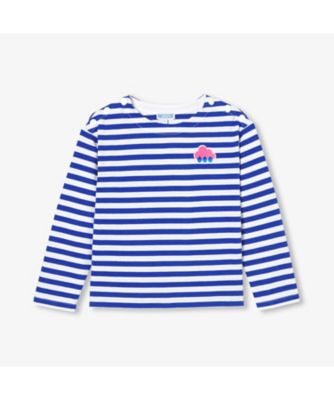 ＜JACADI (Baby&Kids)＞刺しゅうバッジ付きセーラーＴシャツ　２０４１４１０