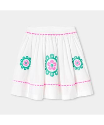 ＜JACADI (Baby&Kids)＞ローズ刺しゅう入りギャザースカート　２０４１５７８