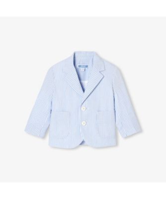 JACADI (Baby & Kids)/ジャカディ シアサッカー織ジャケット 2041722 ホワイト/スカイ ベビー用アウター【三越伊勢丹/公式】